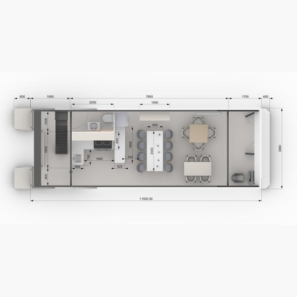 OEM Aluminum Luxury Pontoon Houseboats 30 People Floating Restaurant Houseboat