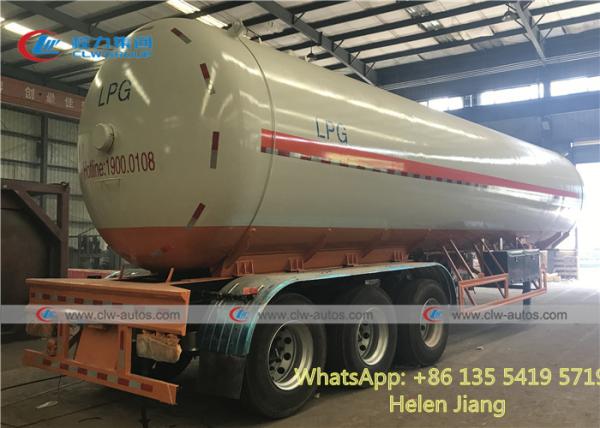 de 50000L 25T Q345R Q370R Q420R LPG de gás do tanque reboque semi