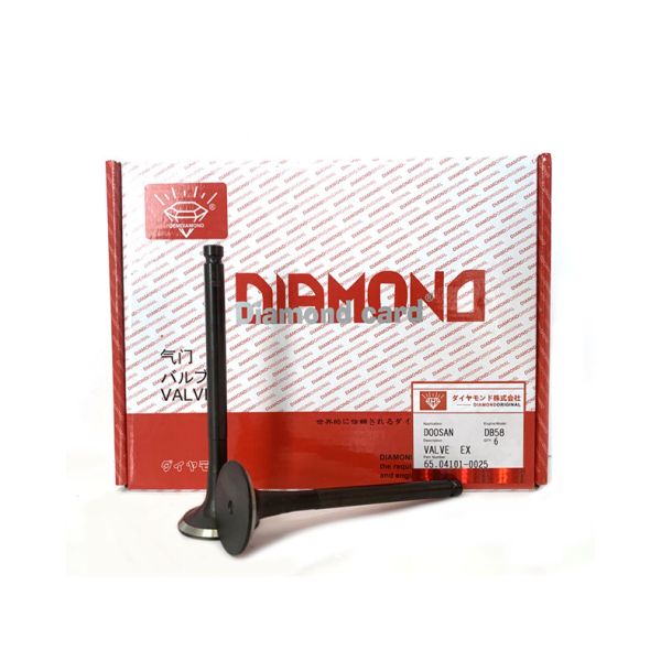 65.04101-0025 65.04101-0047 Válvula de escape Válvula de admisión Partes del motor para DB58-5 DH220-5