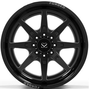 22кс10, 22кс12, и 22кс14 лоск черное филируя Виндовс 4кс4 катит/глубоко губа выкованная с оправ дороги