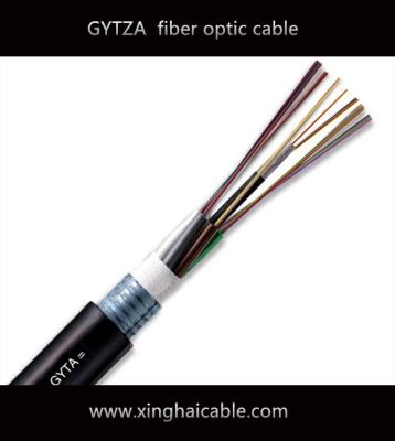 24 core GYTA APL armored  single mode fiber optic cable 1km price