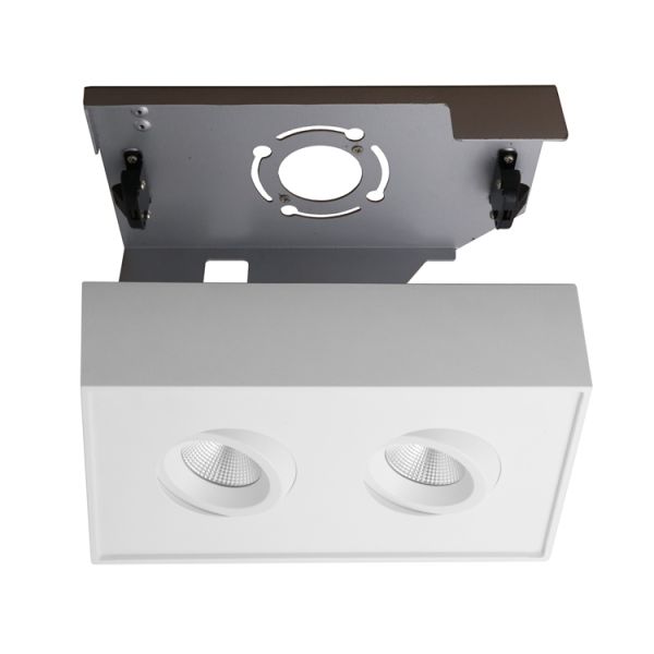 Square Screwless Installation Surface Mounted Downlight Quick Fit