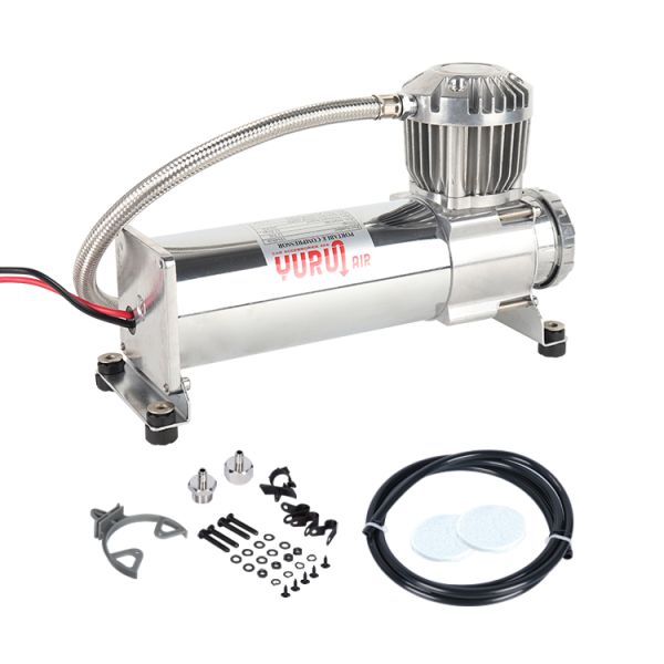 Heavy Duty Air Suspension Compressor Chrome Off-road Car Air Compressor