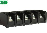 blocos de terminais da barreira do escuro como breu 20A de 11mm com 2-12 Polos PBT de bronze