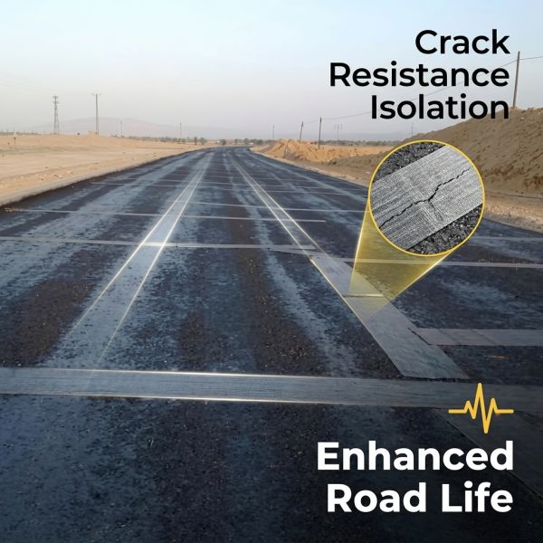 High Strength Waterproof Asphalt Crack Tape Road Repair Joint Sealing Reinforcement Material