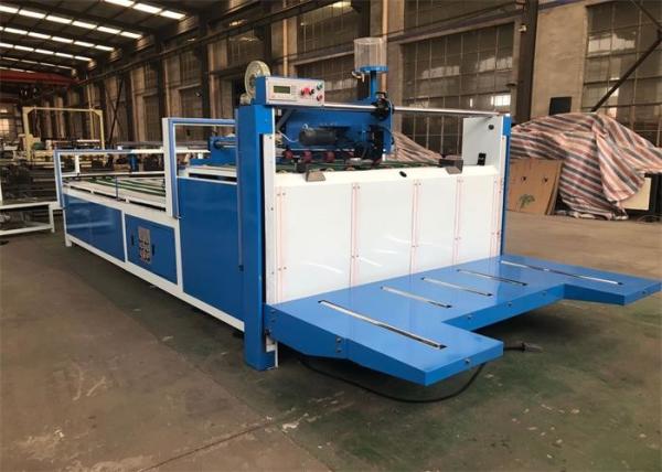 Corrugated Cardboard Box Semi-Auto Folder Gluer Machine
