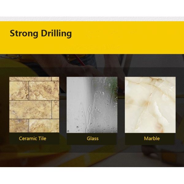 Electroplated Diamond Core Drill Bit Glass Hole Saw For Marble Granite Tiles