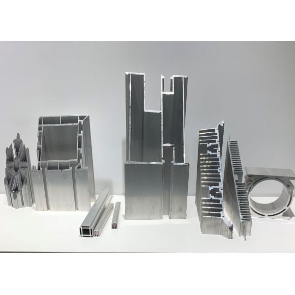 Bending Alloy Aluminum Extrusion Profiles Heat Sink Multipurpose