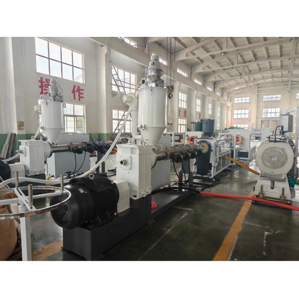 Electrical Pipe Equipment Spiral Pipe Production Line Featuring Winding Machine 100m roll Capable of Handling Various Pipe Sizes
