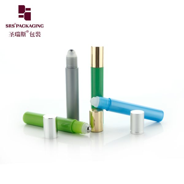 RPA 15ML Injection Custom Color PP Roller Ball Bottle For Eye Serum Gel