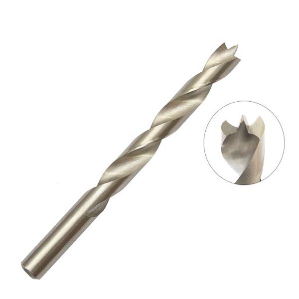 Mèche à pointer HSS DIN338 entièrement rectifiée, finition brillante