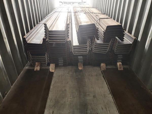 EN10248 EN10249 SY295 U Type Steel Sheet Piles 400x125x13mm U Bar