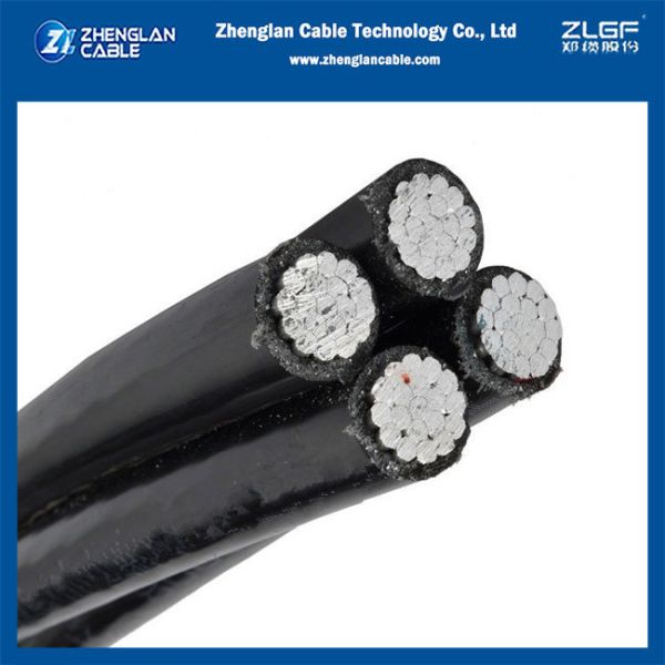 Aerial Bundled Cable 4x16mm2 NFC 33-209 Overhead Insulated Cable with Aluminum Conductor for LV Power Distribution