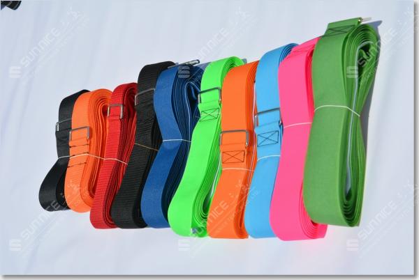 Eco - Friendly Velcro Heavy Duty Webbing cargo Straps For Pallets Customized Color