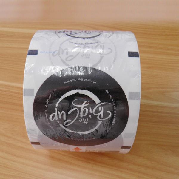 ODM Juice PP Cup 80 Micron Milk Tea Sealer Film Roll PE Glue 4 Rolls / Carton