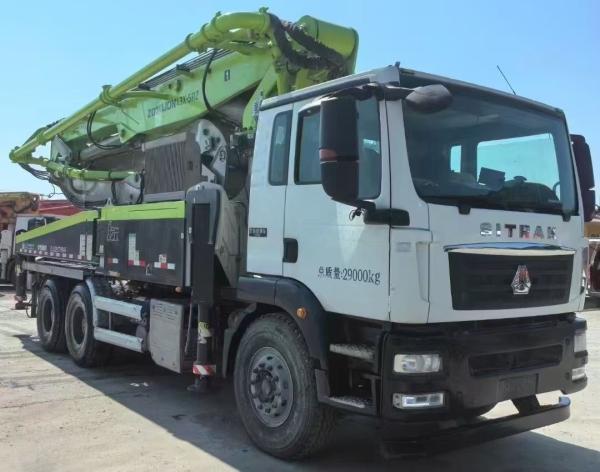 Secondhand 2022 43M ZLJ5280THBKF Zoomlion 43X-5RZ Boom Concrete Pump Truck Supplier for construction machinery 