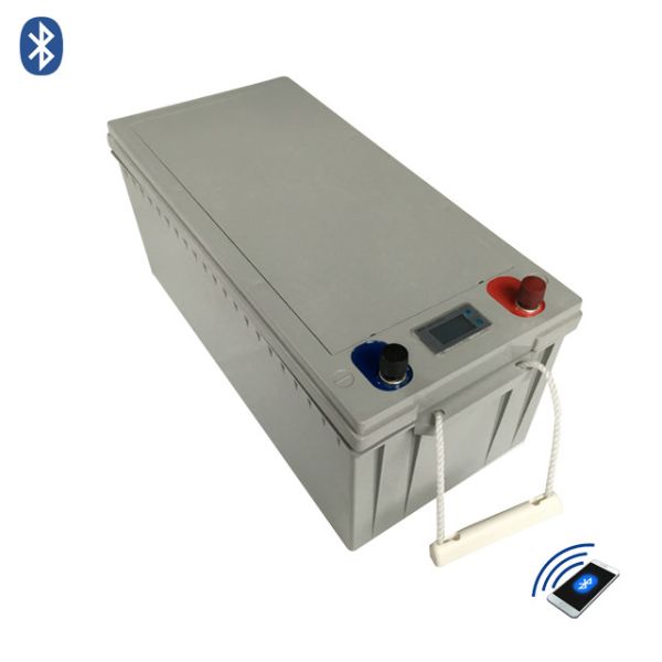Remote Monitoring 12V 200Ah LiFePO4 Battery Pack with BMS and 2000 Cycle Life