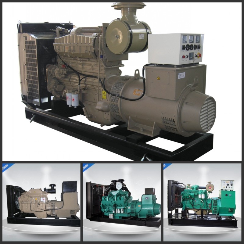 Three Phase Silent Diesel Generator 300kw / 375kva Compact Structure , Easy Installation