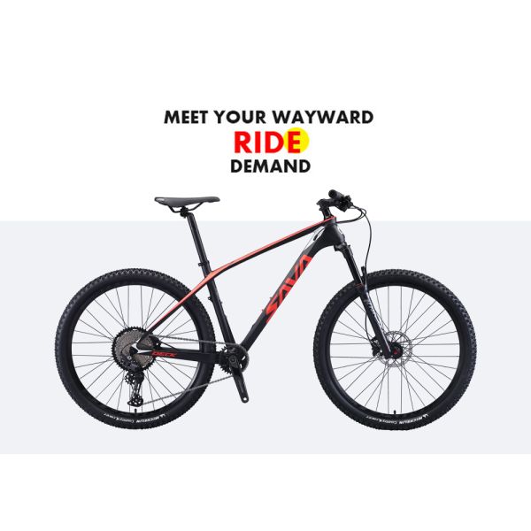 Fork Suspension Carbon MTB Bike With DEORE M6100 1x12 Speeds