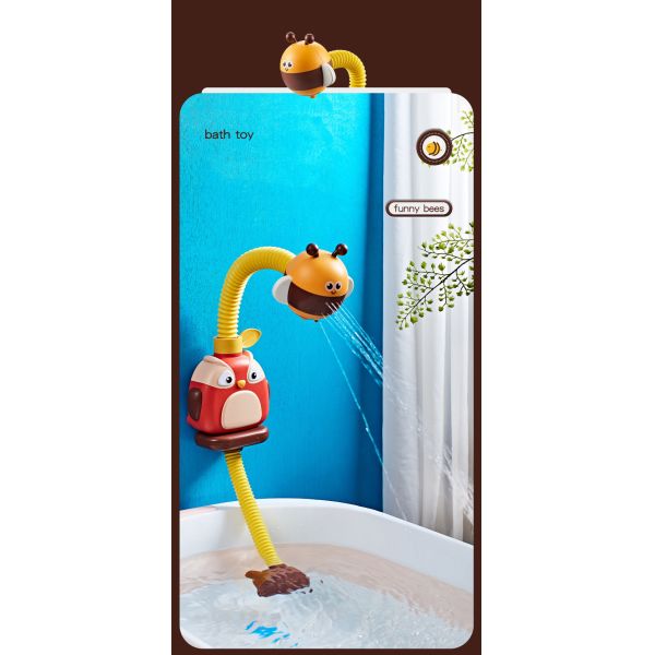 Children's Bathroom Shower Little Bee Electric Shower with Automatic Water Spray