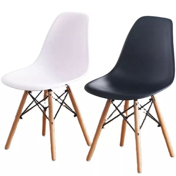 Wear Resistance  Style Kitchen Chairs Modern Plastic Dining Chairs