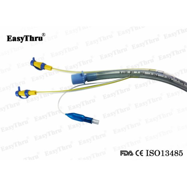 Tubes endotrachéales luminaires à aspiration jetables avec respirateur à manchette