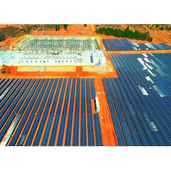 Hot Dip Galvanised Steel Solar Panel Ground Mounting Systems Brackets Ground Plant Pile
