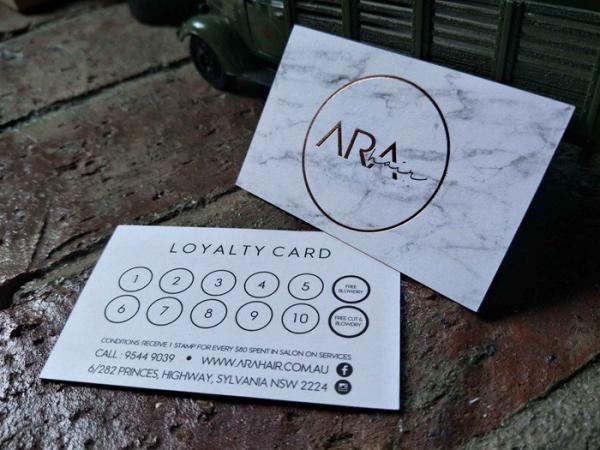 0.3-1.2mm Thickness Foil Edge Business Cards With Environmental Protection Ink
