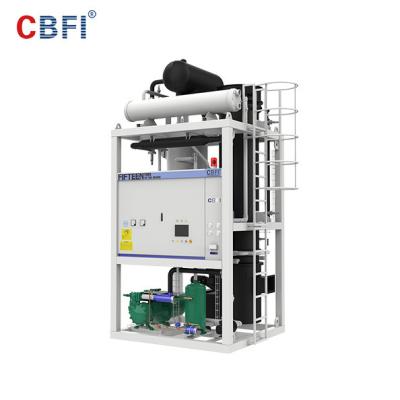 30 Tons Day Transparent Ammonia Solid Tube Ice Making Machine For Drinks Wines Juice