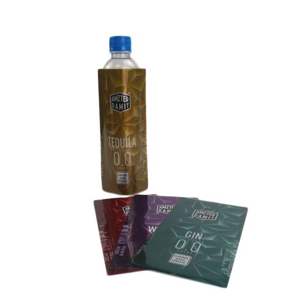 A garrafa do psiquiatra do calor da impressão deslocada etiqueta o animal de estimação/Pvc projeto personalizado flexível