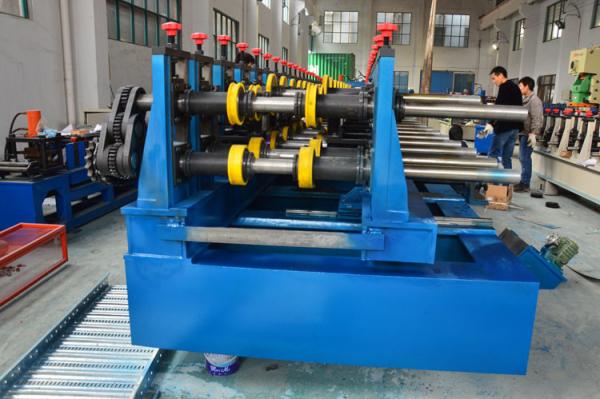 Galvanized Steel / Black Steel Cable Tray Making Machine GCr15 Roller Quench