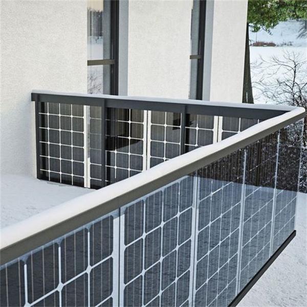 Painel de células solares transparentes de vidro transparente BIPV 220v