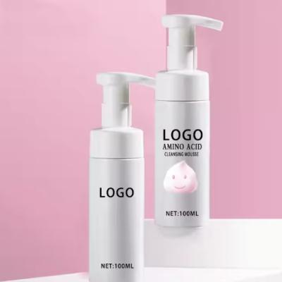 Nettoyeur de maquillage pour le soin de la peau du visage NO LOGO 100 ml Nettoyeur d'acides aminés hydratant mousseux nettoyant pour le maquillage