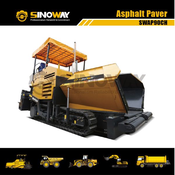 140hp Hydraulic Building Construction Equipments 9 m Asphalt Paving Equipment