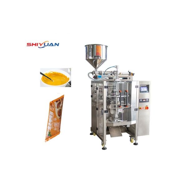 Full Automatic Liquid Paste Packing Machine For Sauce Honey Ketchup Jam