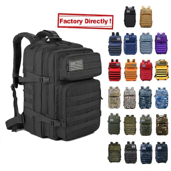 Custom Gym Hiking Backpack Rucksack Hunting 45l Molle Tactical Backpack