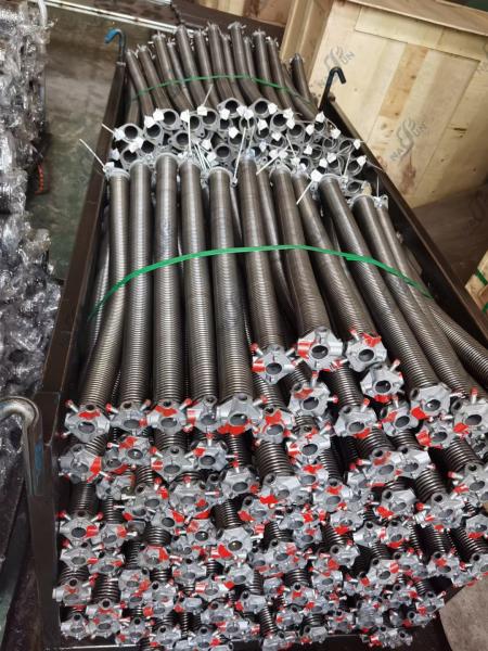 82B 60Si2MnA Industrial Doors Parts Oxide Steel Torsion Spring 2 Inch