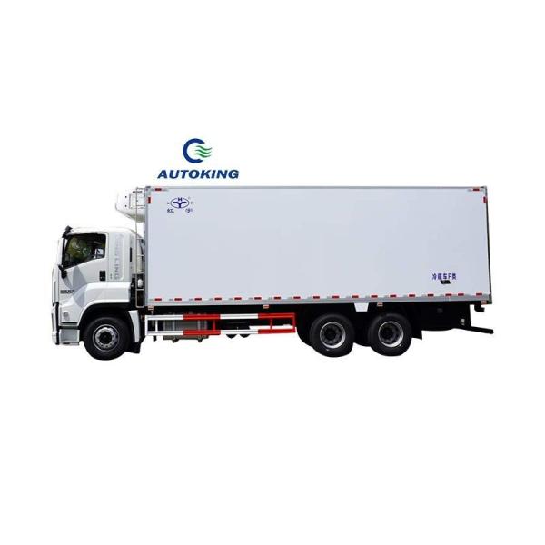 Insulated Transport Truck 10tons 6*4 Refrigerated Truck Freezer Truck For Sale