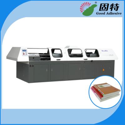 Hot Melt Automatic Bookbinding Machine , Perfect Binder Bookbinding Machine