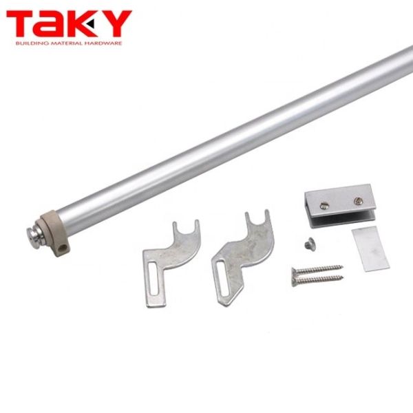 Silver Finish Hydraulic Heavy Duty Sliding Door Closer for Smooth and Silent Closure