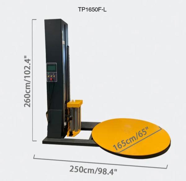 完全自動 箱 大型 梱包 トレイ トレイ 巻き込み と バンドリング ストレッチフィルム ターンテーブル と 梱包 スケール