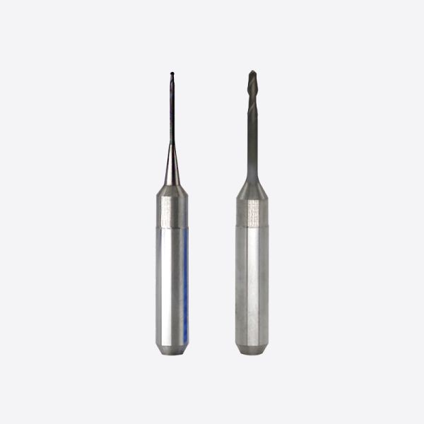 Zirconia Milling Bur diamond coated milling tool optimized for milling of zirconia glass ceramics PMMA and wax with surface finish