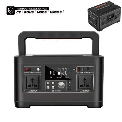 Powerful Portable Power Station 500W For Home Use / Outdoor Emergency