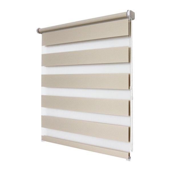 Semi Transparent Roller Blinds Bathroom Kitchen Hand Pulled Beads Pull Cord Roll Up Curtains