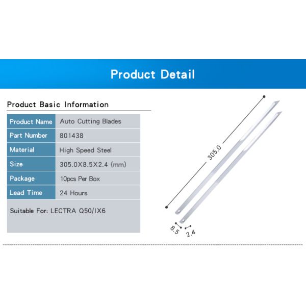 801438 ножевых клиньев стальные соответствующие К50/ИС6 аксессуаров резца 305кс8.5кс2.4мм