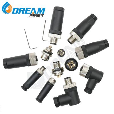 M23 M40 Conector Receptacle Conectores redondos 6pin 8pin 9pin 12pin 17pin 19pin