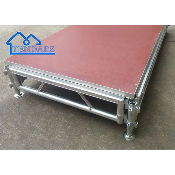 Дешевый Портативный 4x4ft Диджейские огни Сцена Платформа, Квадратный круг Арка Треугольная лестница