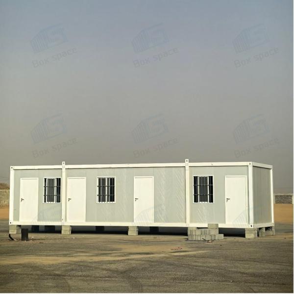 Boxspace 12*3.7m Porta Cabin With 3 Bedrooms Ready To Use Mobile Container Dormitory Camping For Living And Office