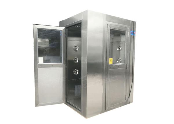 30m/S PLC Stainless Steel Air Shower L Type For Space Saving 1.12KW