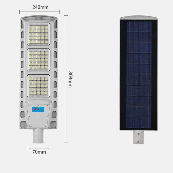 pole mount wall mount aluminum body all in one solar led street light integrated solar led street light 300W